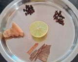 A picture of step 1 of Holy basil (Tulsi) herbal tea.