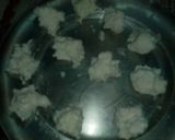 A picture of step 2 of Rasabali oriya sweets.