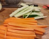 Une image de l'étape 2 de Creamy Ramen aux légumes.