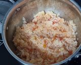 A picture of step 3 of Tomato rice.