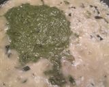 Foto del passaggio 3 della ricetta Risotto con crema coste, gallinella rosolati con succo arancia