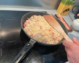 Une image de l'étape 2 de Riz carbonara.
