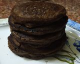 A picture of step 3 of Chocolate pan cake 🎂😋😋.