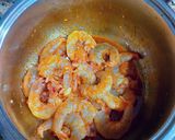 Foto del paso 13 de la receta Garbanzos y langostinos con reducción de las cabezas