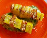 Foto del paso 7 de la receta: Brocheta de salmón y piña con aguacate