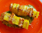 Foto del paso 7 de la receta: Brocheta de salmón y piña con aguacate