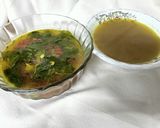 A picture of step 10 of Drumstick leaves Soup.