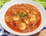 Foto langkah ke 4 dari resep Udang Saus Telur Pedas.