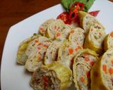 Foto langkah ke 6 dari resep Rollade ayam & sayur.
