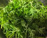 Carrot Leaves Fry (Japanese taste) recipe step 2 photo