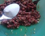 Foto del paso 2 de la receta: Tortilla o torreja frita de carne cortada a cuchillo! 😋