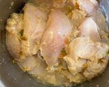 A picture of step 1 of Chicken Tikka Pulao.