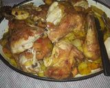 Foto del paso 4 de la receta: Pollo al horno con verduras