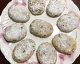A picture of step 3 of Crispy Sago Tikki.