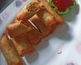 वेज स्प्रिंग रोल (Veg Spring roll recipe in hindi) रेसिपी चरण 7 फोटो