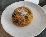 A picture of step 7 of Vegetable Dalia (broken wheat dalia).
