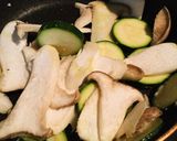 A picture of step 2 of Marinated Zucchini and Muchrooms.