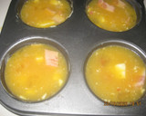 Foto del paso 3 de la receta: Muffin de huevos, bacon, salami y queso