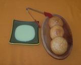 Foto langkah ke 6 dari resep Steamed Bao s/d Mantou goreng w/ susu kental manis.