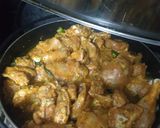 A picture of step 3 of Pepper chicken.