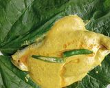 A picture of step 3 of Pabda Paturi.