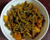 A picture of step 4 of Methi beans.