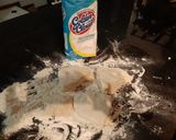 A picture of step 2 of Naan Bread.