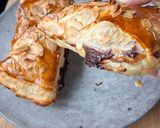 Une image de l'étape 3 de Feuilletés crème pâtissière chocolat et cranberries.