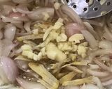 A picture of step 2 of Methi Mushrooms.