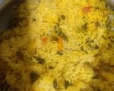 A picture of step 7 of Fresh(Green) Garlic Pulav.