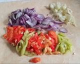 Foto langkah ke 4 dari resep Tumis kucai tahu teri lezat.