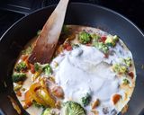 Une image de l'étape 3 de Curry brocolis pois chiches.