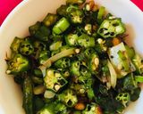 A picture of step 6 of South style Okra Stir fry / Vendakkai Poriyal.