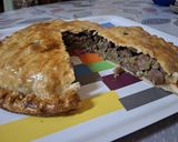 A picture of step 12 of Fava Bean and Sausage Empanada.