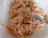A picture of step 3 of My Tuna Mix Dip with Wholemeal Crackers.