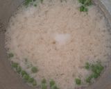 A picture of step 1 of Methi pulao.