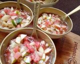A picture of step 2 of Melon mint infuse fruits salad.