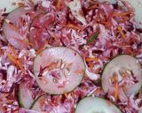 A picture of step 6 of EMA's Fried Rice and Beetroot Coleslaw.