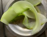 A picture of step 3 of Martini & Cucumber syrup Cocktail.