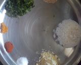 A picture of step 1 of Chawal ke fundke with Rabdi.