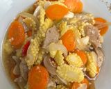 Foto langkah ke 2 dari resep Tumis jagung putri wortel dan bakso.