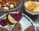 Foto del paso 9 de la receta: Kube, kibbe o kepe con ensalada fresca y Hummus