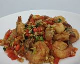 Foto langkah ke 4 dari resep Udang Cabe Garam.