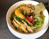 Hình bước làm 8 của món Miến Dong Gà Ta Nấu Với Măng Nứa Đặc Sản Tây Bắc