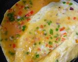 A picture of step 1 of Chinese egg roll.