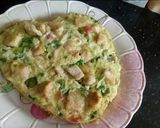 A picture of step 9 of Delicious chicken egg pizza without oven.