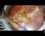 A picture of step 4 of Chicken with peas.