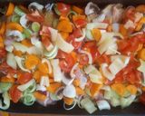 Zöldséges csirke recept fázis 1 fotója