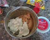 A picture of step 2 of Peanut butter pie.