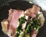 Foto del paso 3 de la receta: Pollo relleno de espinacas, panela y jamón